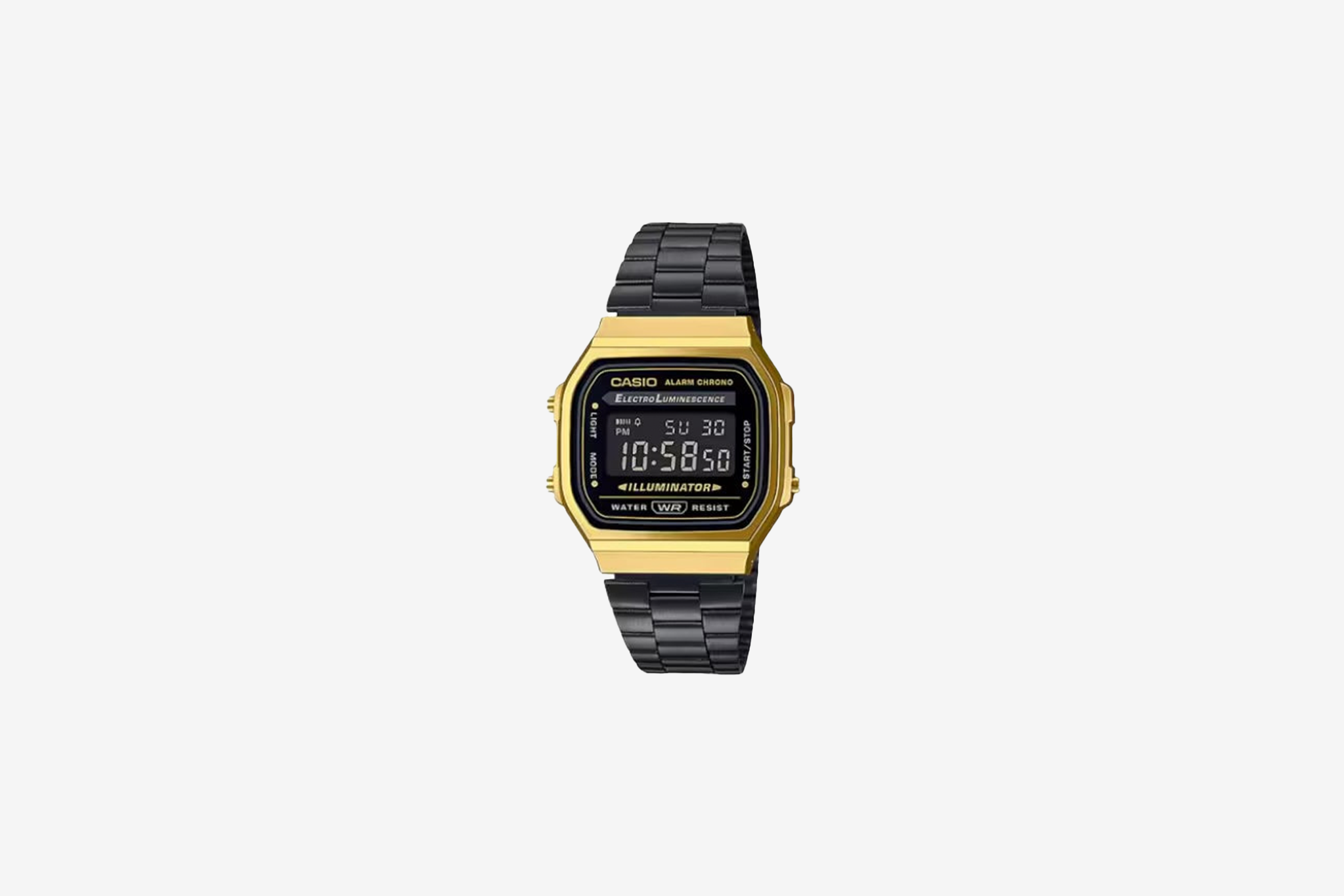 Casio vintage black and gold online