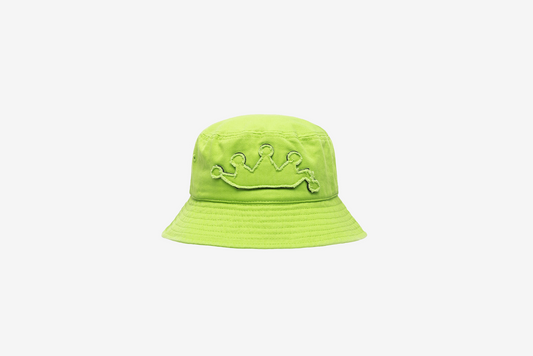 Stussy "Bucket Hat Crown Applique" - Lime