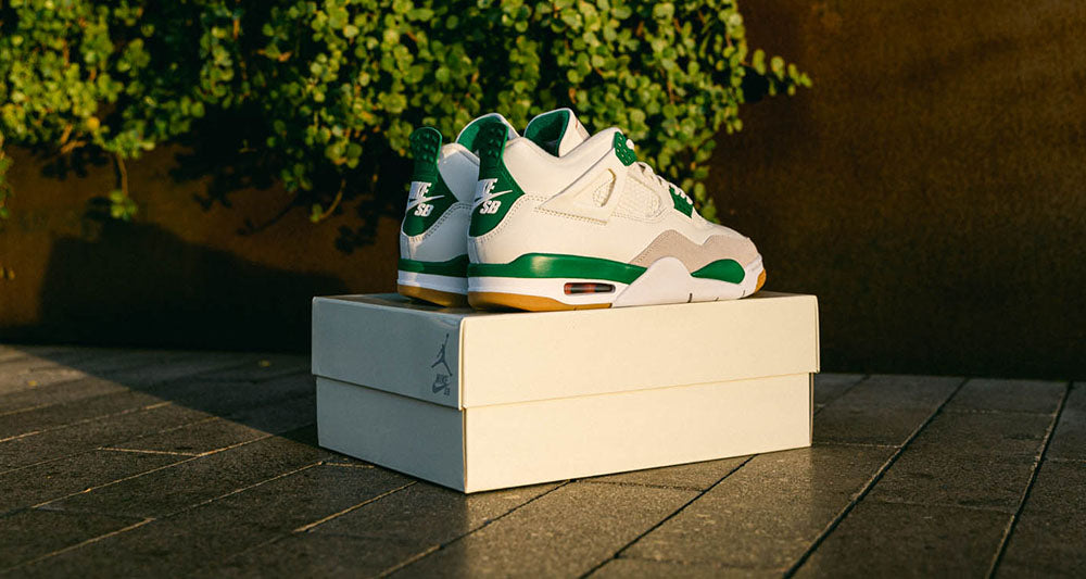 The Nike SB x Air Jordan 4 'Pine Green' Takes it Back to the Shoe's Origins