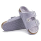 Birkenstock "Arizona Shearling" W - Purple Fog