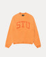 Stussy "Stu Appliqué Crew" M - Orange