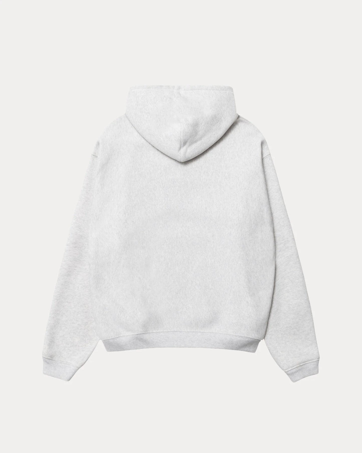 Stussy "Stu Appliqué Hoodie" M - Ash Heather