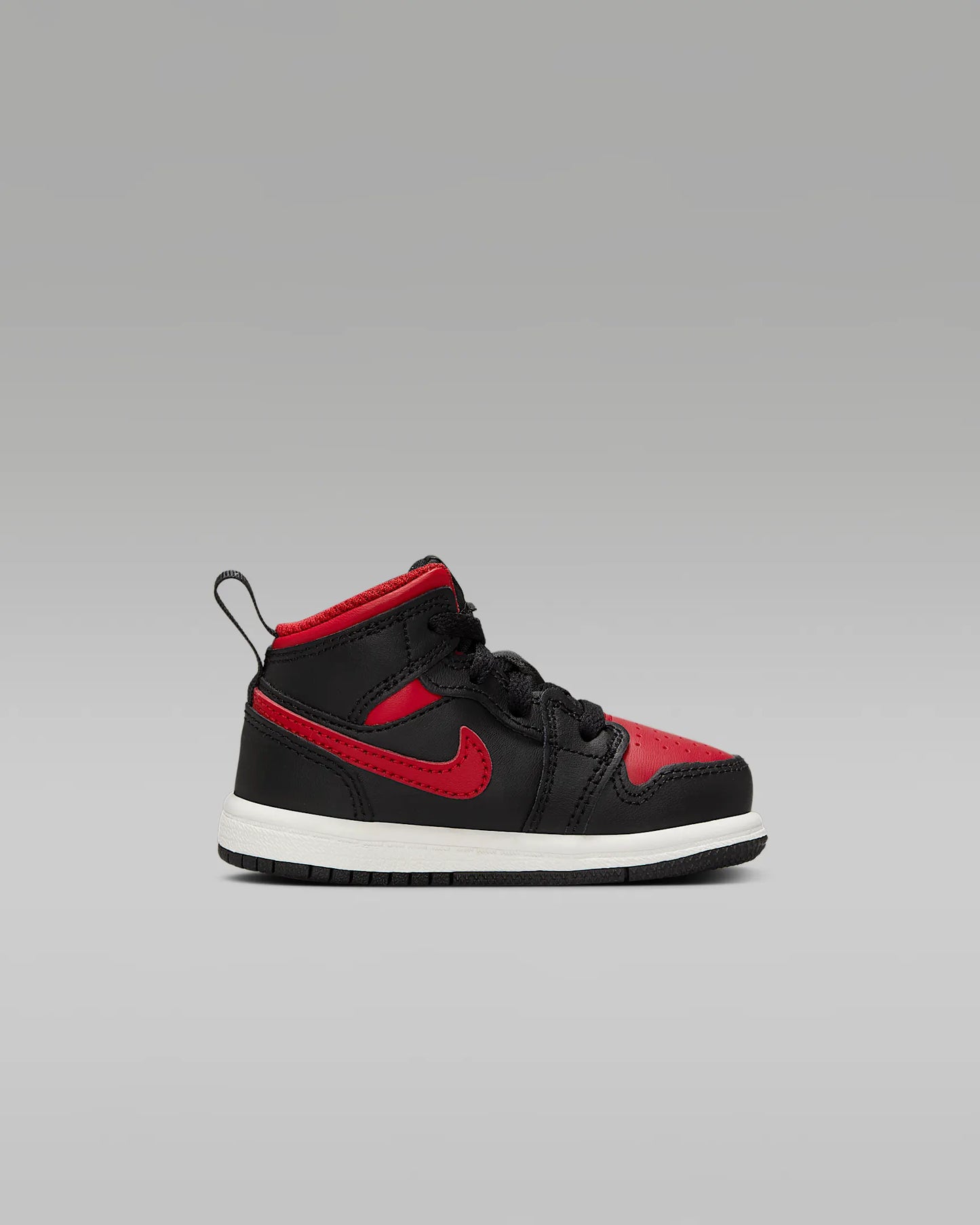 Air Jordan "1 Mid" TD - Black / Varsity Red / Summit White