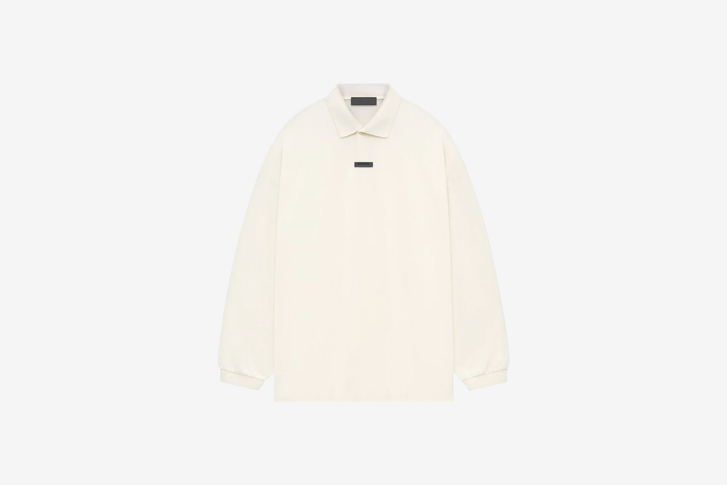 Fear of God Essentials "Pique Long Sleeve Polo" M - Shell