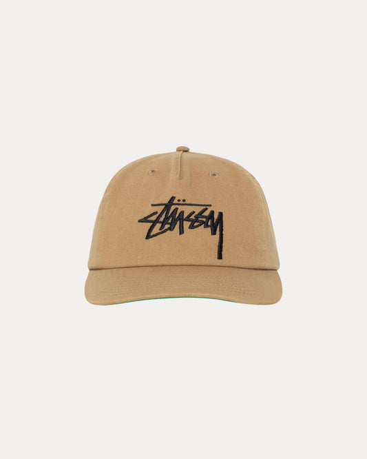 Stussy "Big Stock Mid Depth Cap" - Tobacco