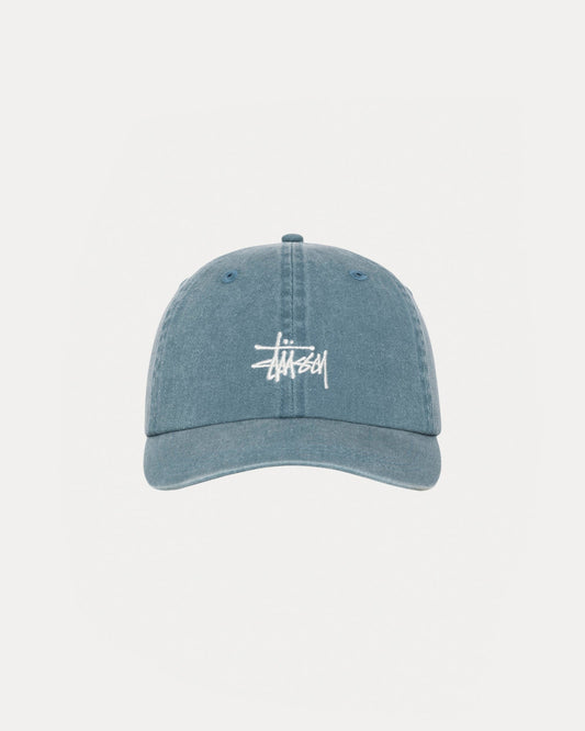 Stussy "Basic Washed Low Pro Cap" - Ink Blue