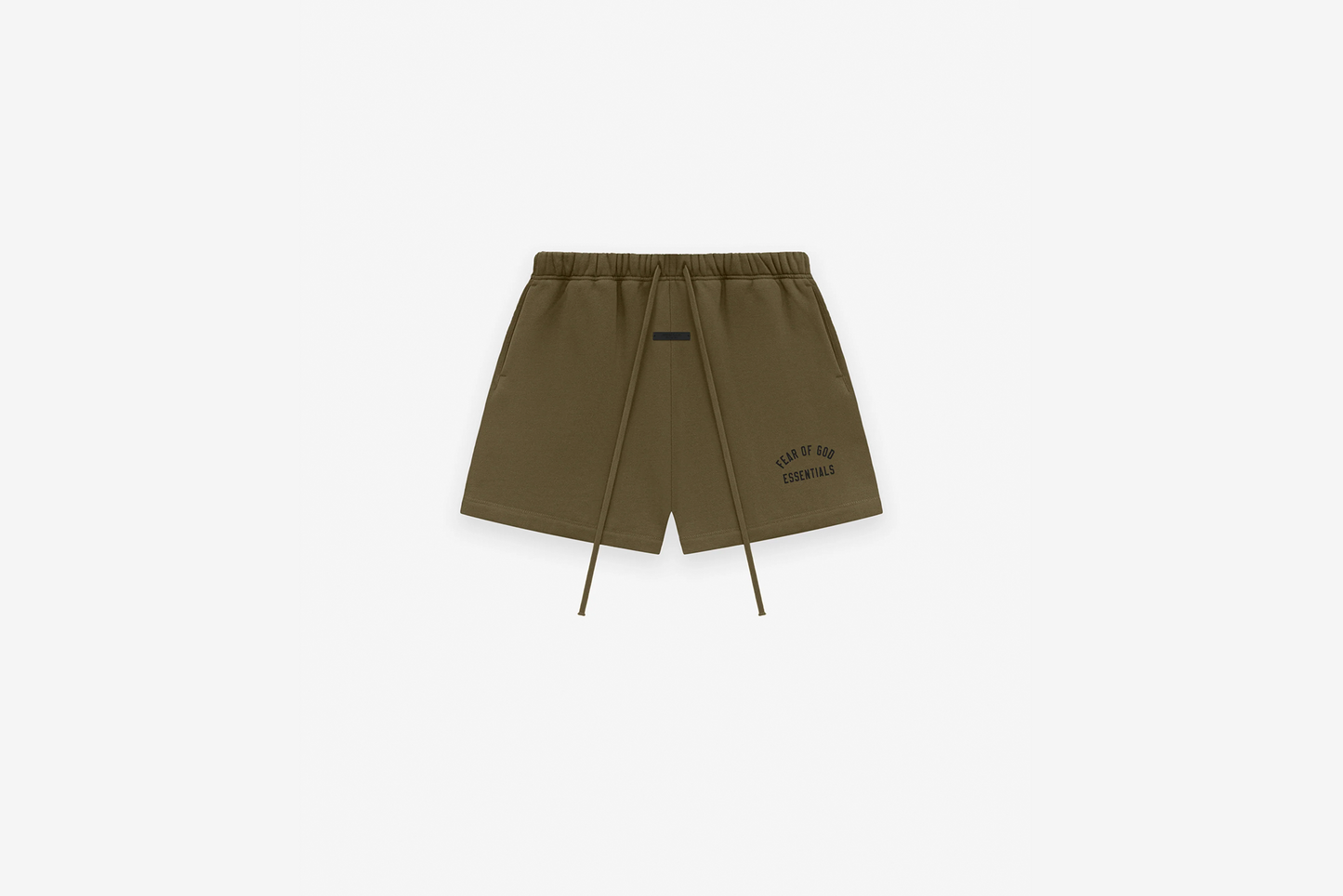 Fear of God Essentials "Fleece Soccer Short" M - Olive