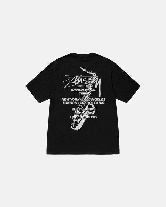 Stussy "Beat Sounds Pig. Dyed Tee " M - Black