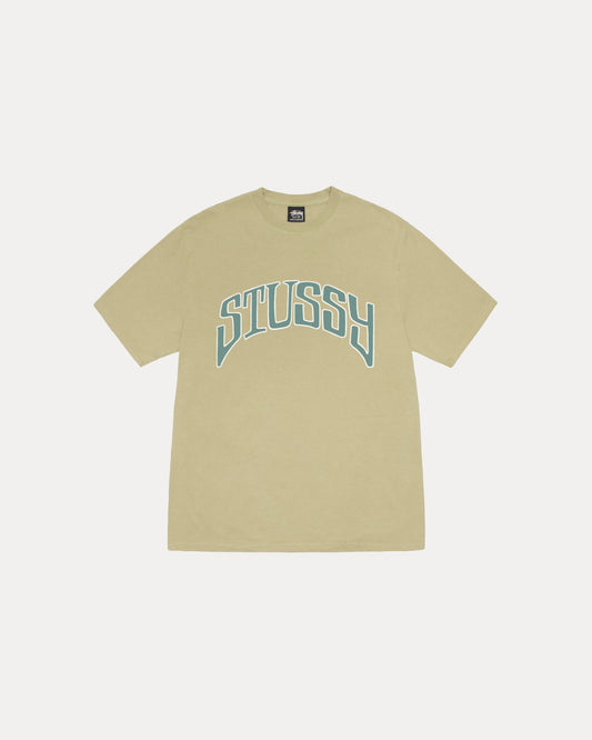 Stussy "Arched Pigment Dyed Tee" M - Elm