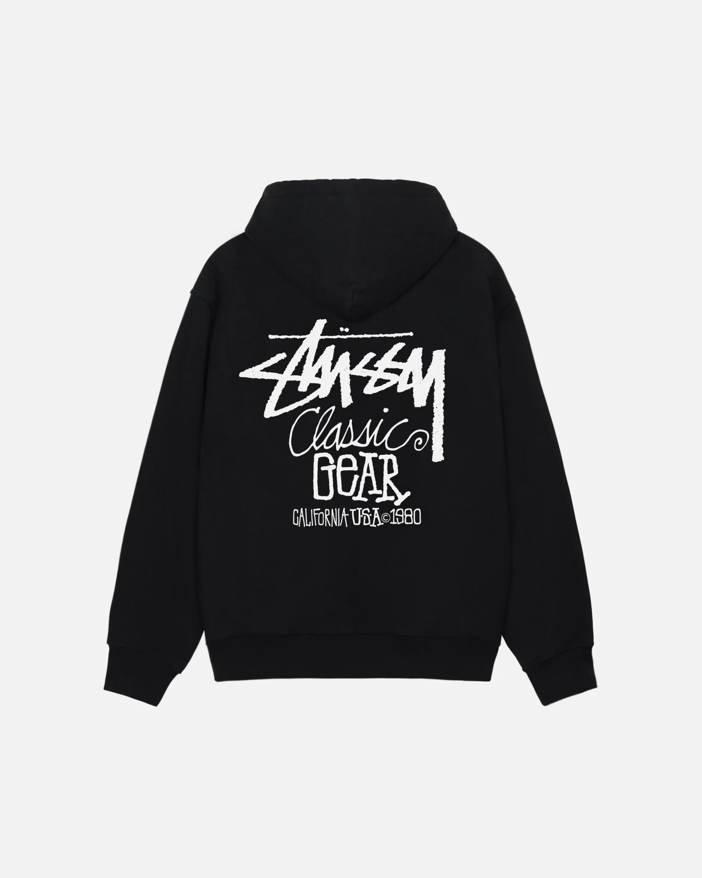 Stussy "Classic Gear Hoodie" M - Black