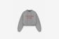 Fear of God Essentials "Fleece Cropped Crewneck" W - Dark Heather