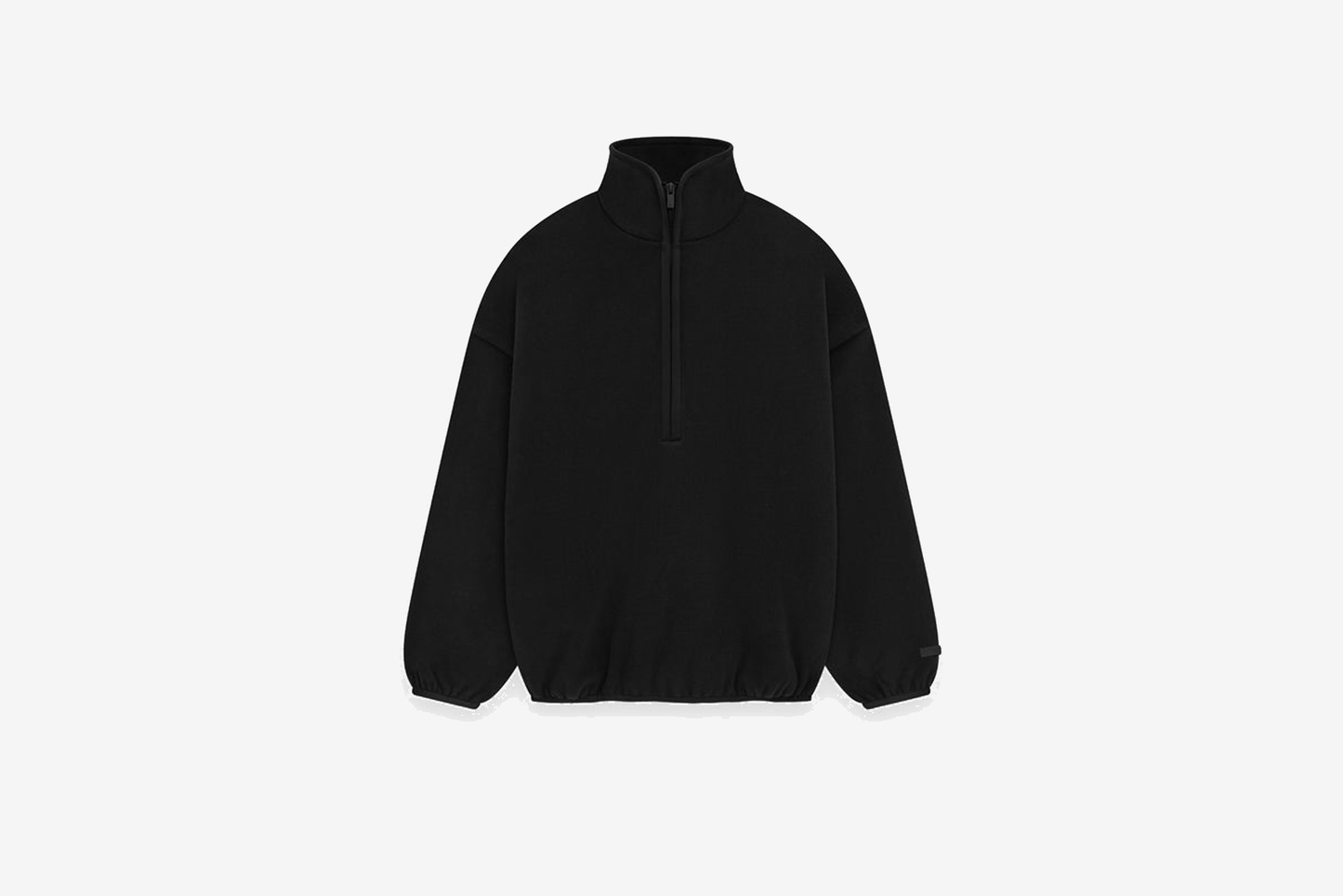 Fear of God Essentials "Brushed Yarn Half Zip" M - Black