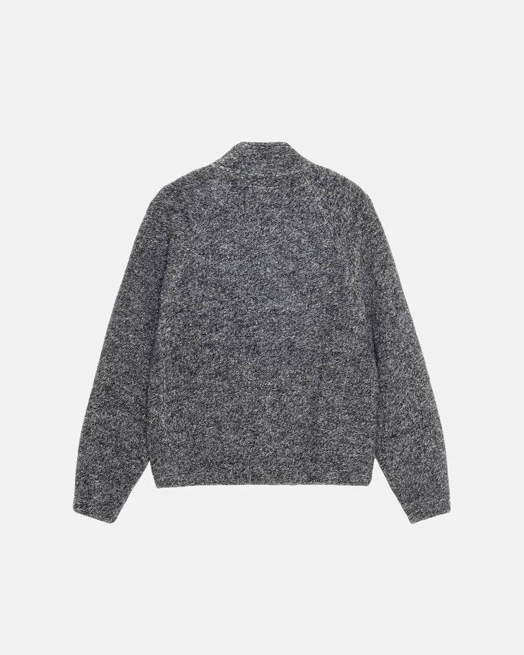 Stussy "Wool Blend Sherpa Mock Neck" M - Black