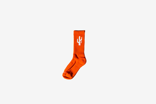 Manor "Hang Time Sock" - Orange / White