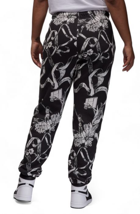 Jordan "Brooklyn Fleece Printed Pants" W - Off Noir / Black