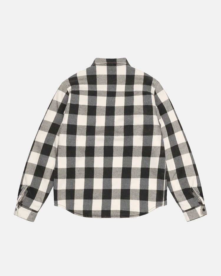 Stussy "Buffalo Plaid Shirt" M - Bone