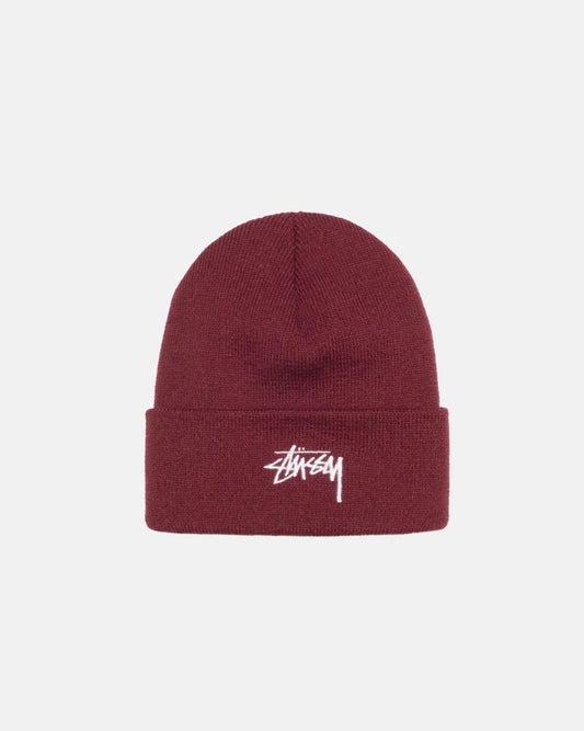 Stussy "Stock Cuff Beanie" - Syrah