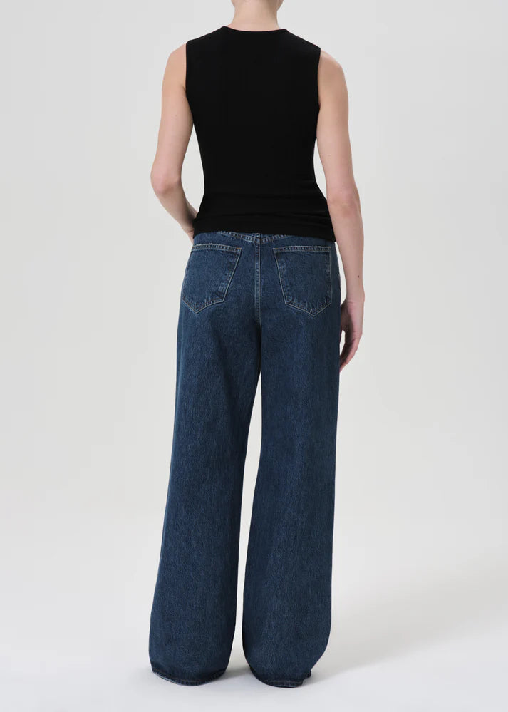 AGOLDE "Dame High Rise Wide Leg Jean (No Cuff)" W - Enamour