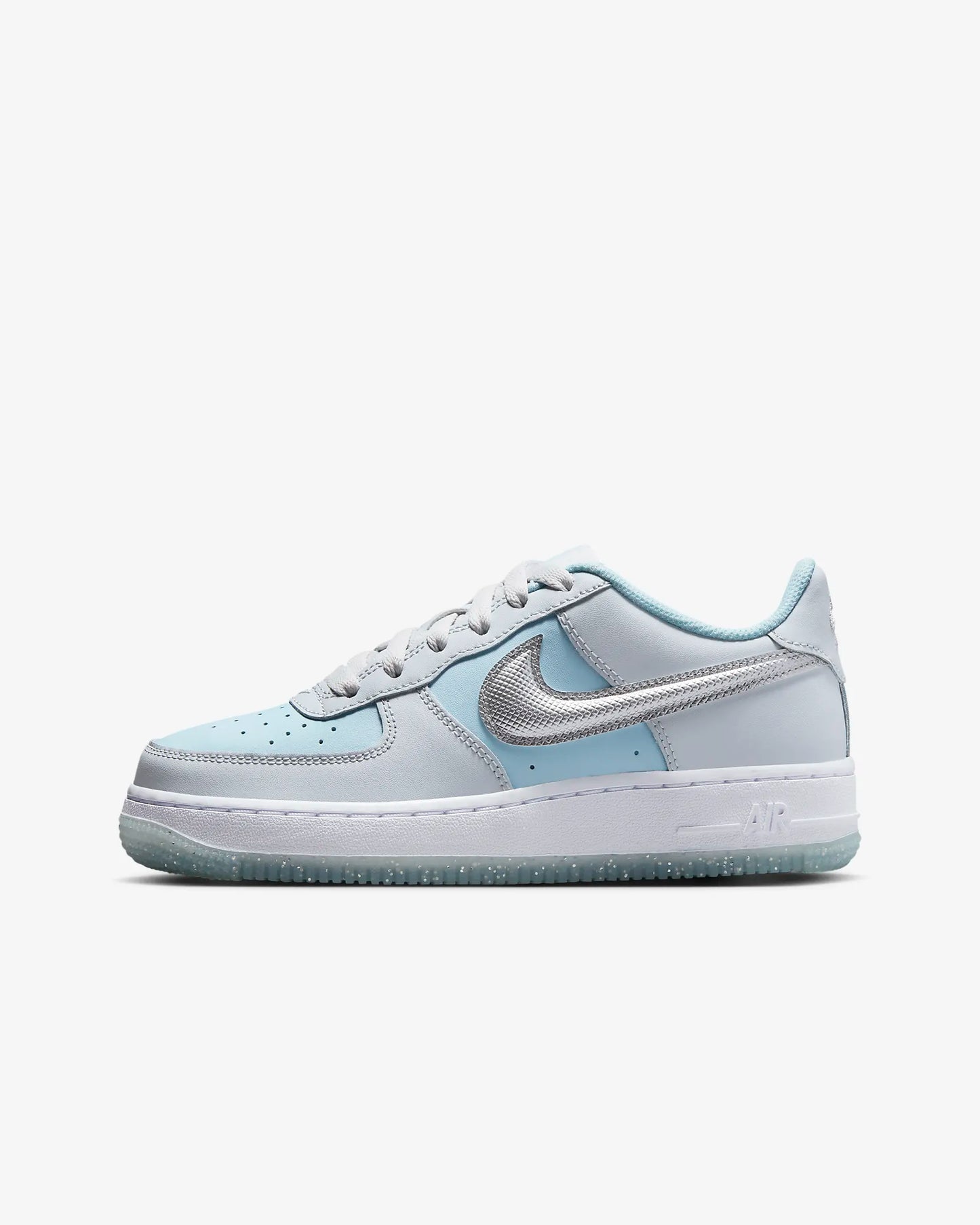 Nike "Air Force 1" GS - Pure Platinum / Metallic Silver