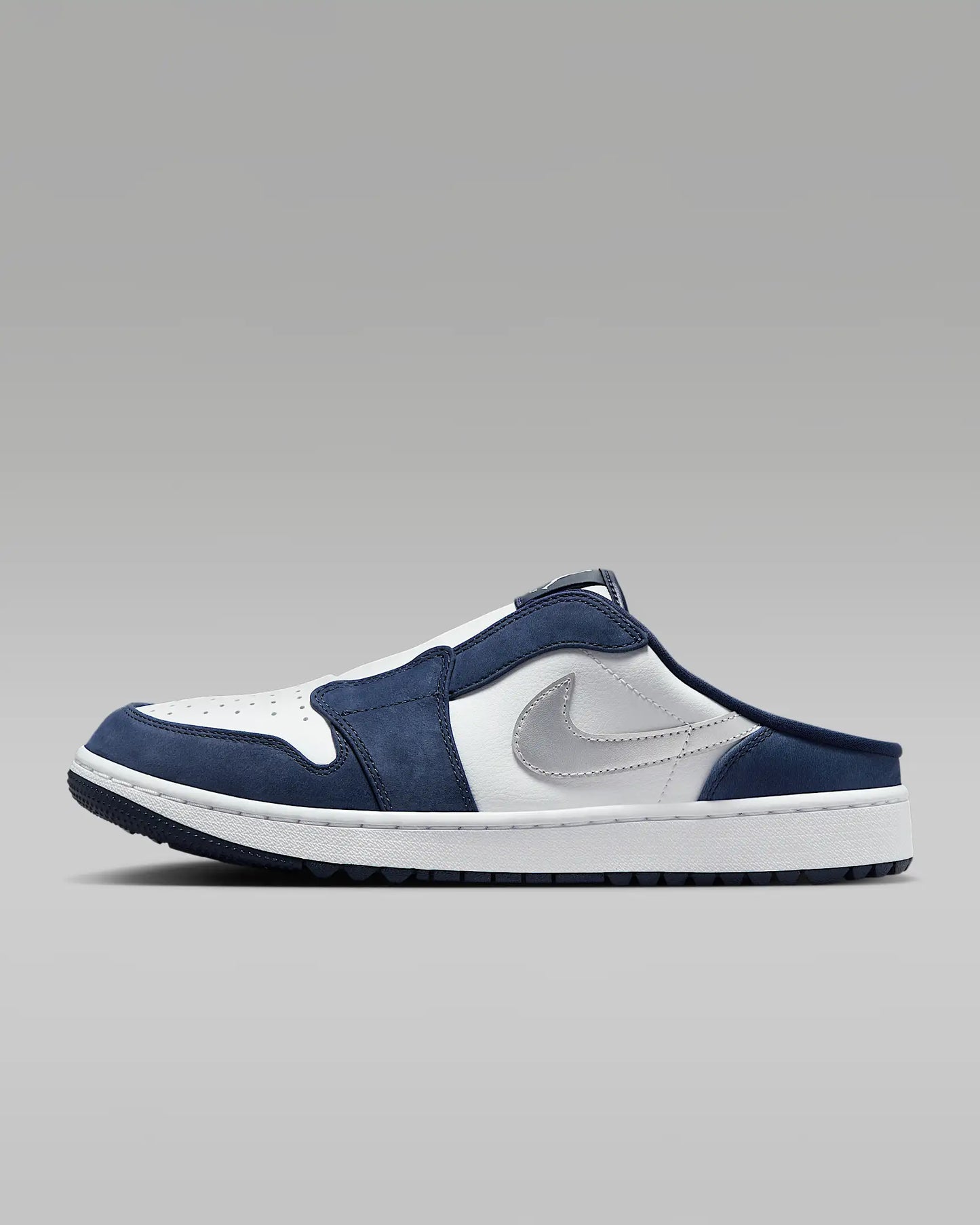 Air Jordan "Mule Golf" M - Navy / White / Metallic Silver