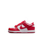 Nike "Dunk Low" PS - White / University Red