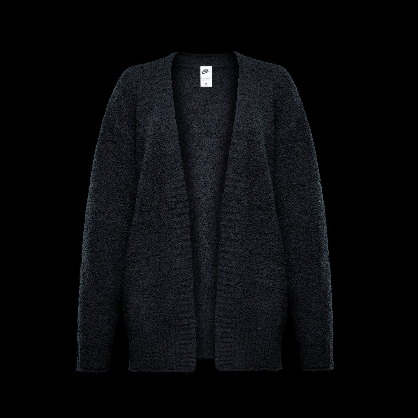 Nike "Sportswear Phoenix Cozy Bouclé Oversized Knit Cardigan" W - Black