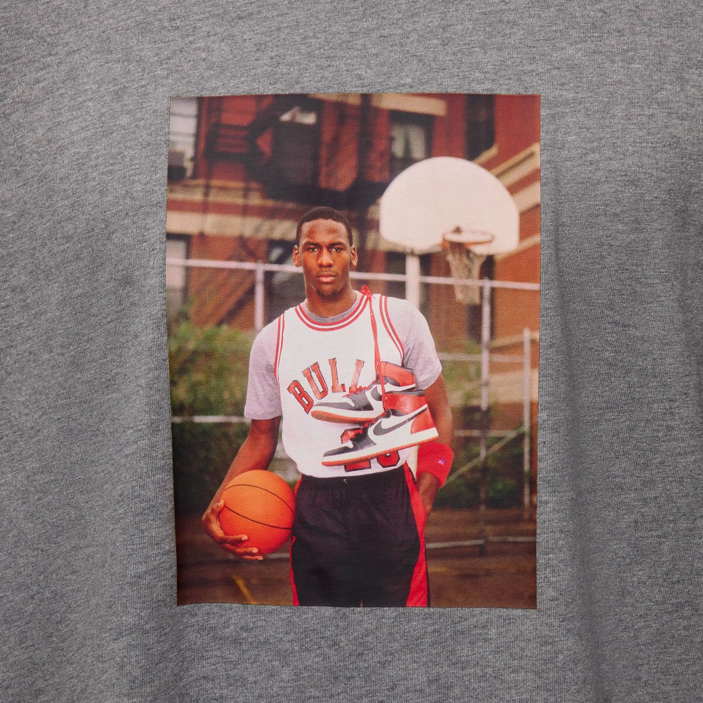 Air Jordan "Black Toe Photograph Tee" M - Grey