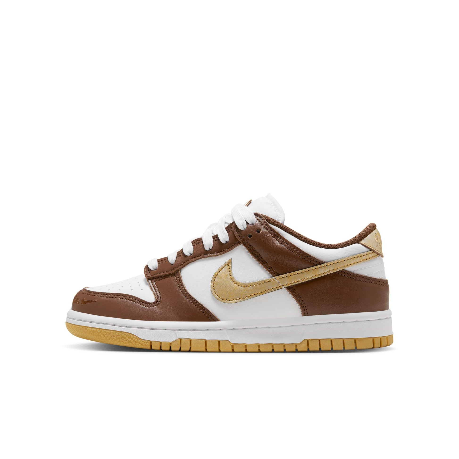 Nike Dunk Low GS - White / Metallic Gold / White – Manor.