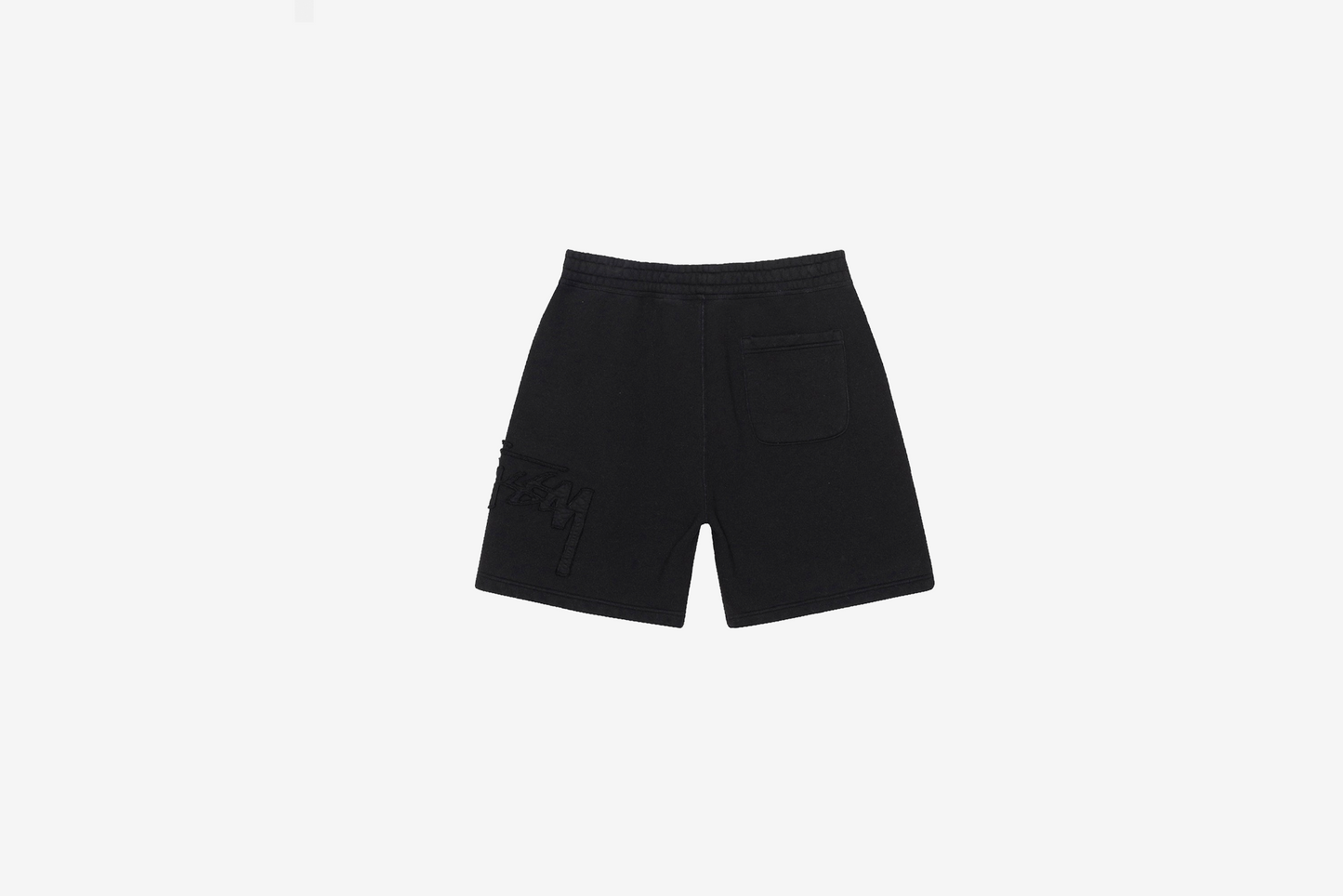 Stussy "Fleece Short Tonal Applique" M - Black