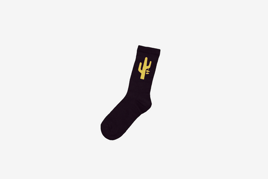 Manor "Hang Time Sock" - Black / Yellow