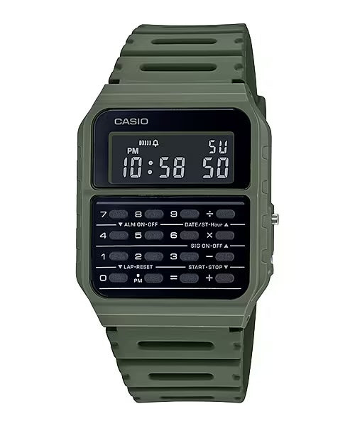 Casio "CA53WF-3B" Data Bank Watch - Green