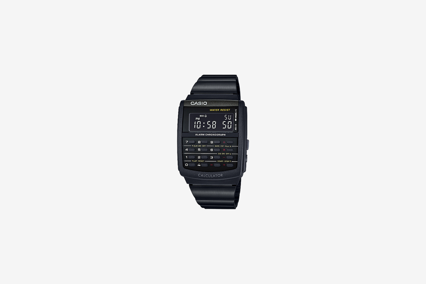 Casio "CA506B-1AVT" Data Bank Watch - Black