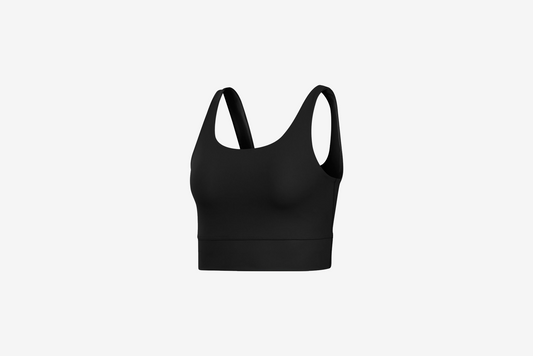 Nike "Yoga Luxe Crop Top" W - Black