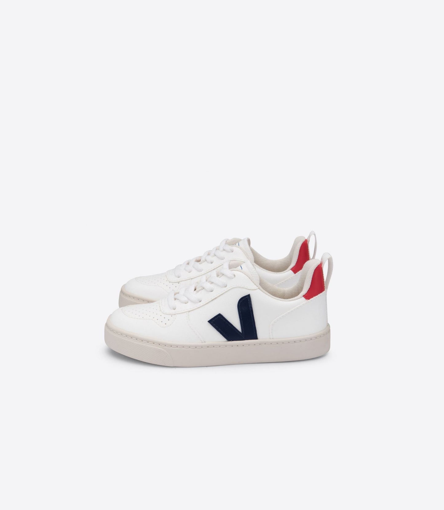 Veja "Small V-10 Laces CWL" K - White / Cobalt / Pekin