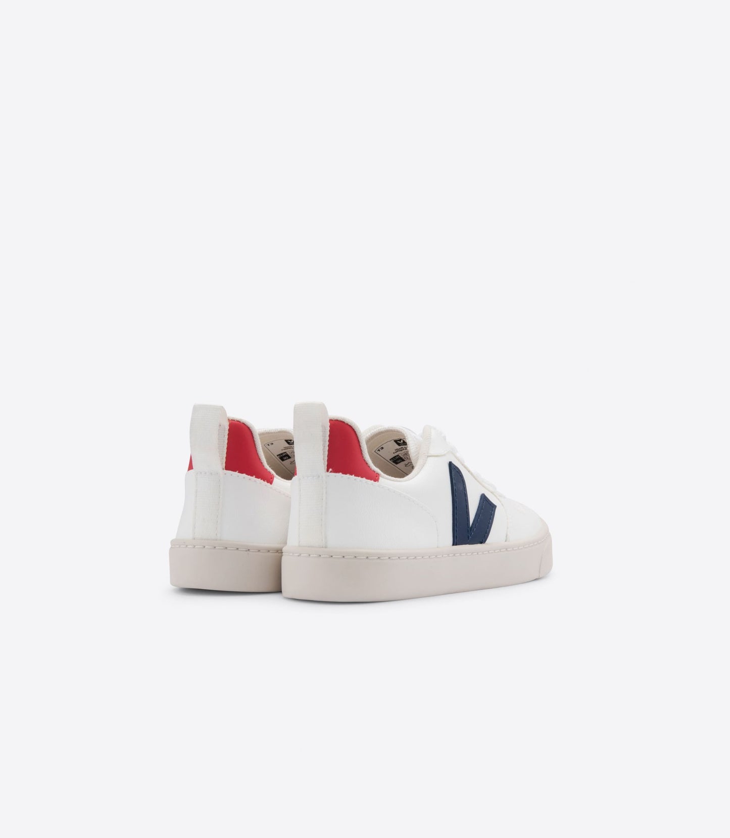 Veja "Small V-10 Laces CWL" K - White / Cobalt / Pekin