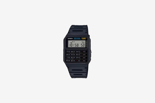 Casio "CA53W-1" Data Bank Watch - Black