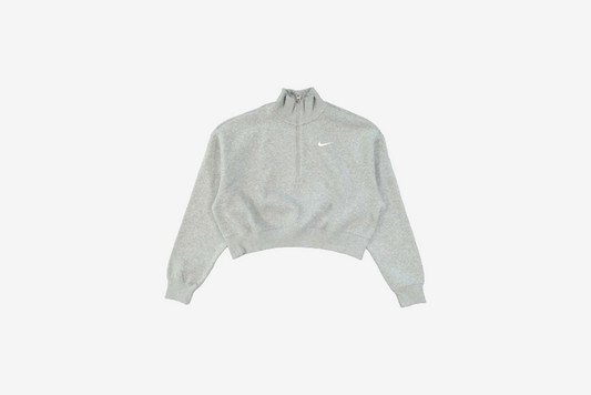 Nike "Phoenix 1/4 Zip Fleece" W - Dark Grey Heather