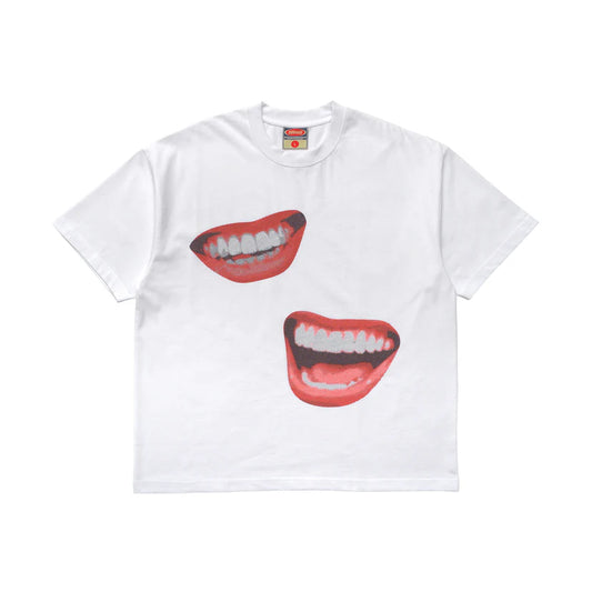 Metalwood Studio "Oversized Smile Tee" M - White