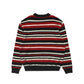 Metalwood Studio "Striped Mohair Knit Sweater" M - Red Stripe