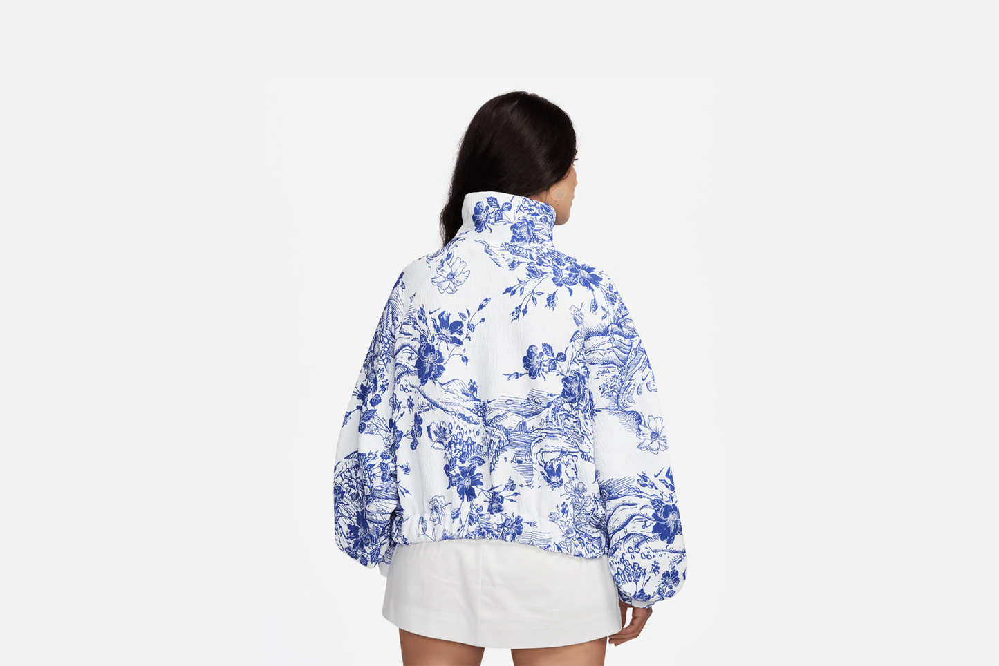 Nike "Oversized Jacquard Track Jacket" W - White / Hyper Royal