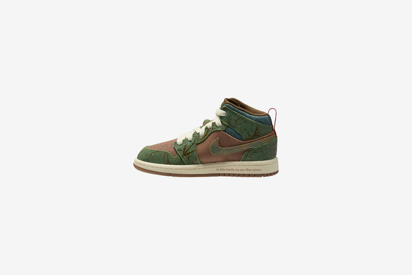 Air Jordan "1 Mid SS" TD - Archaeo Brown / Light Olive