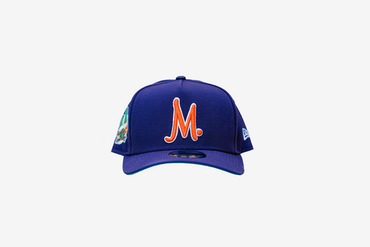 Manor x New Era "8 Year Anniversary Period"  9FIFTY Snapback - Orange / Purple