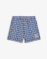 Malbon "Riviera Scooter Short" M - White / Blue / Gold