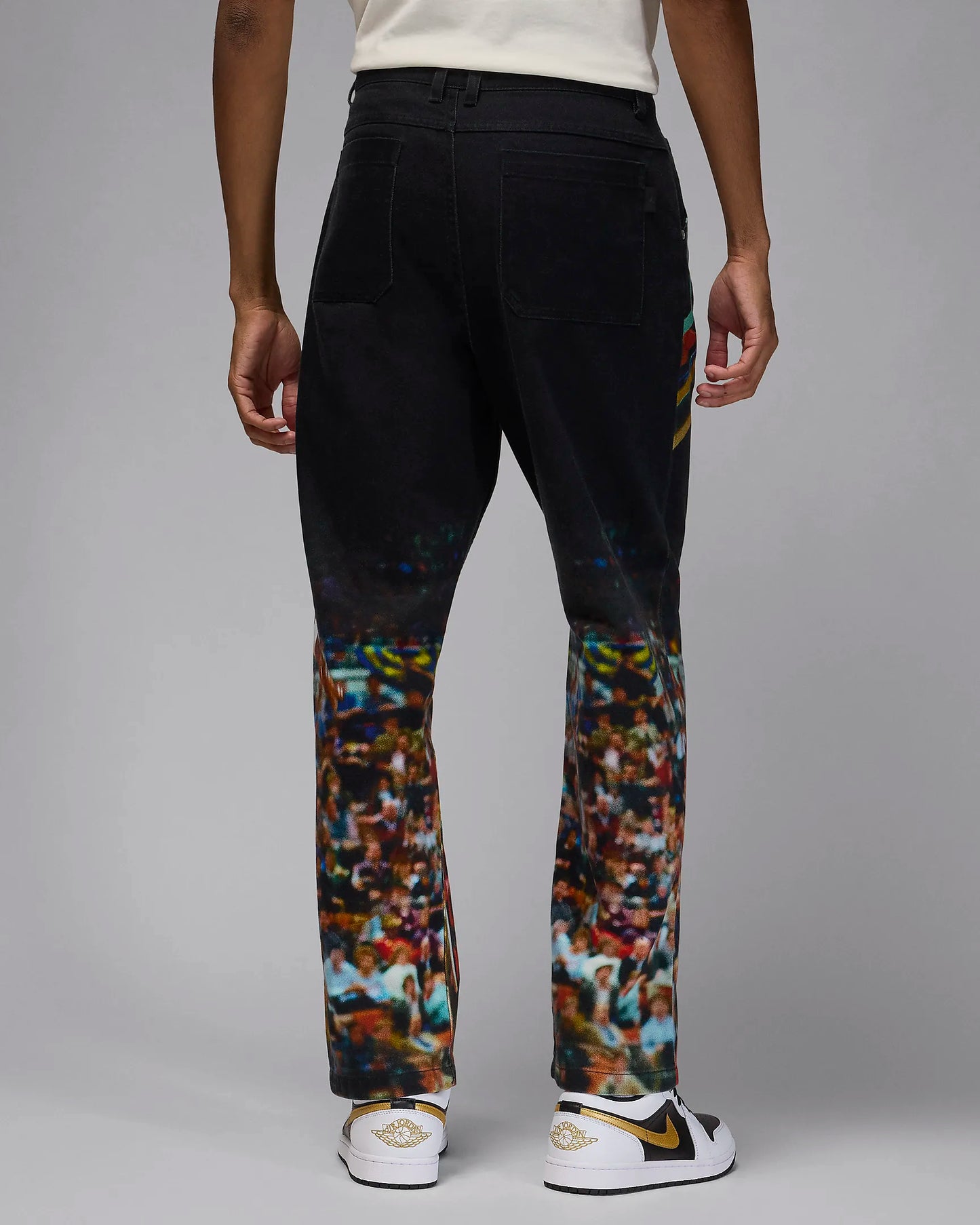 Jordan "Printed Twill Pant" M - Black