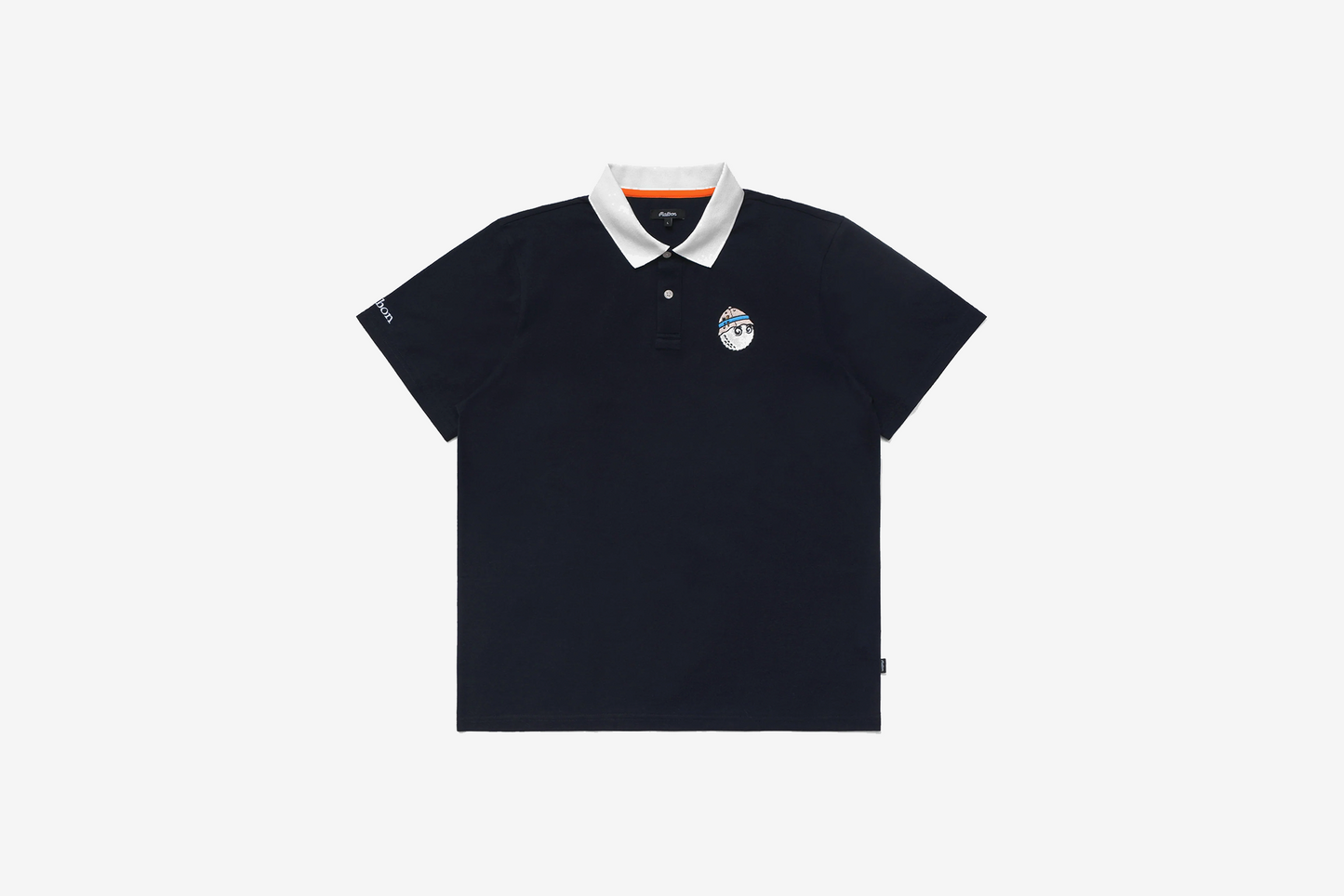 Malbon "Fishing Buckets Pique Polo" M -Navy