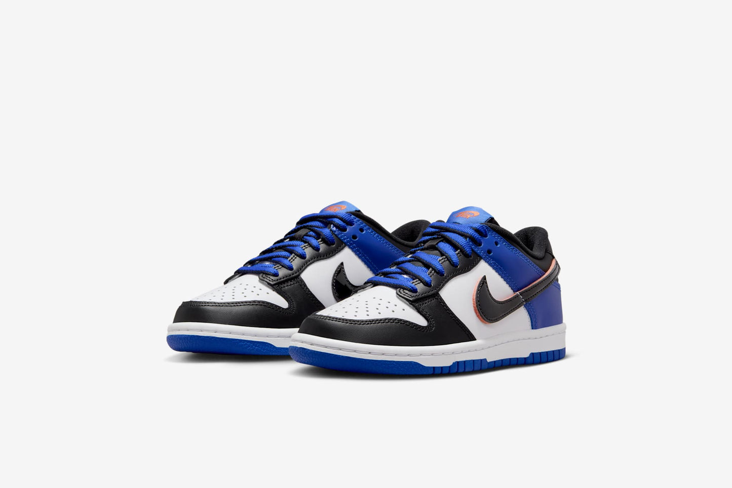 Nike "Dunk Low" GS - White / Black / Racer Blue