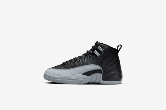 Air Jordan "Retro 12" GS - Black / Wolf Grey / White