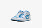 Air Jordan "1 Mid SE" GS - White / Legend Blue