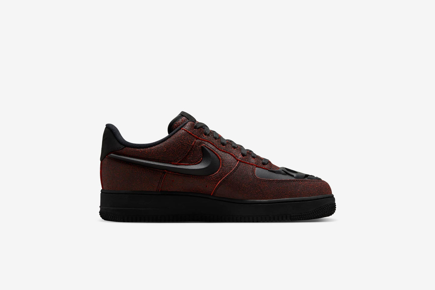 Nike "Air Force 1 Retro HWN QS"  M - Black / Black / Crimson