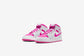 Air Jordan "1 Mid" GS - Iris Whisper/ Fire Pink-White